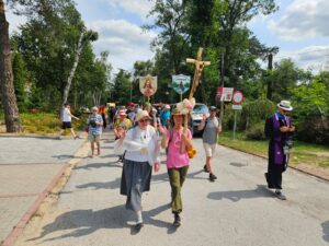 Read more about the article Pielgrzymka ełcka i mieszkańcy Mierzna, Mierzna Małego i Młynka